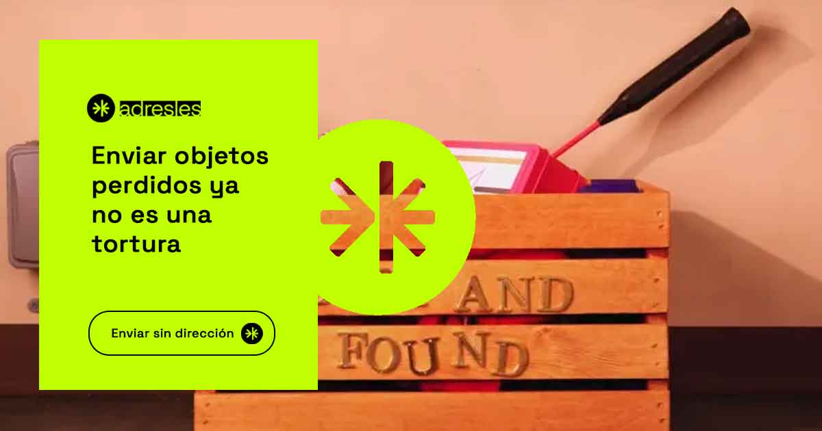 Objetos perdidos: gestiona el envío de forma fácil