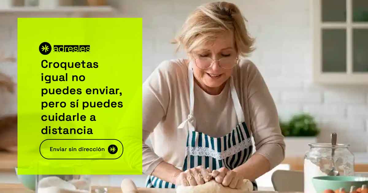 croquetas Cuida de tu hijo a distancia, envíale algo